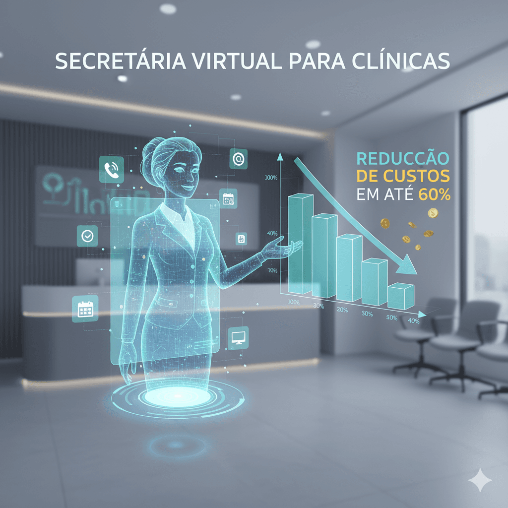Secretária Virtual para Clínicas: Reduza Custos em até 60%